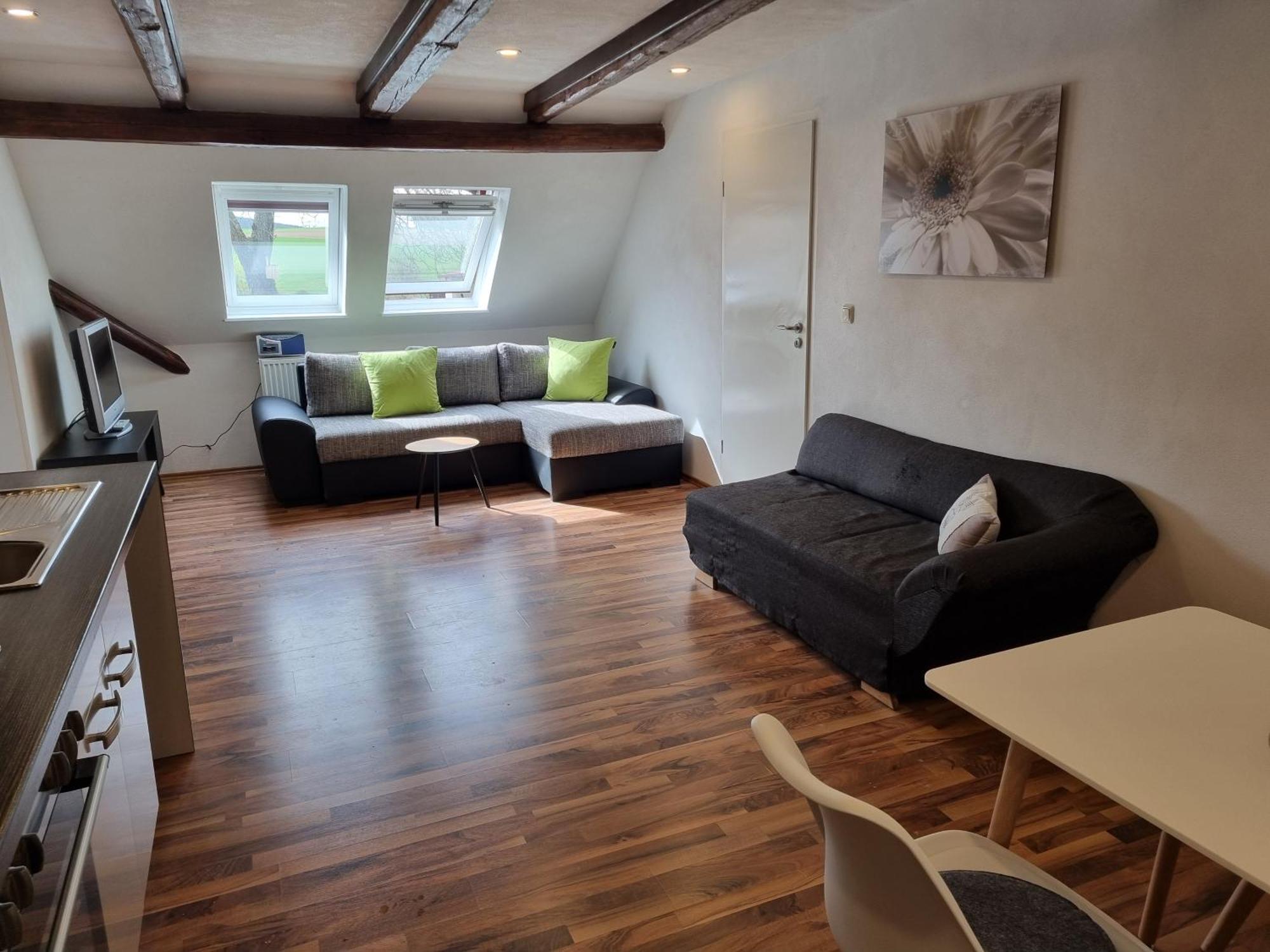 Ferienwohnung „Schau Ins Frankenland“ Burgpreppach Exteriér fotografie