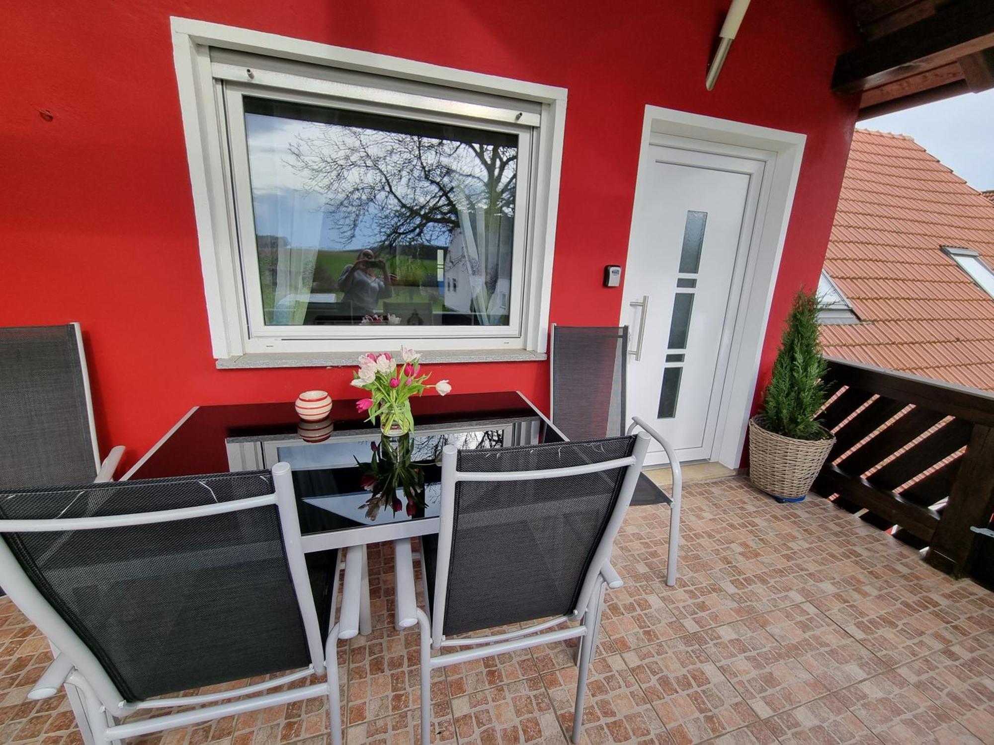 Ferienwohnung „Schau Ins Frankenland“ Burgpreppach Exteriér fotografie