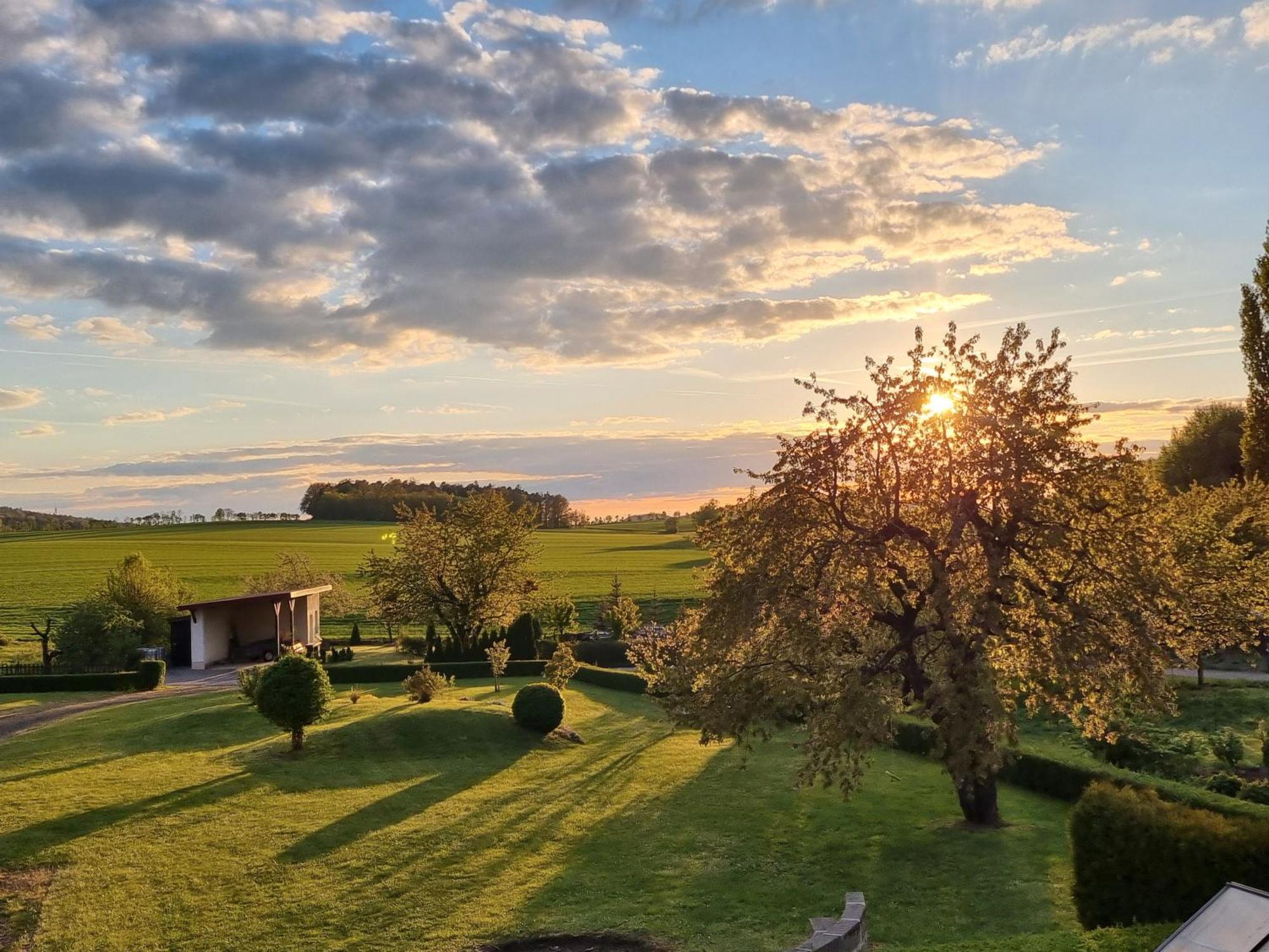 Ferienwohnung „Schau Ins Frankenland“ Burgpreppach Exteriér fotografie